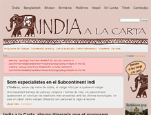 Tablet Screenshot of indiaalacarta.com